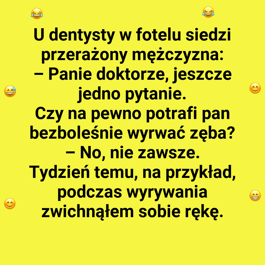 Bezbolesne wyrywanie zęba