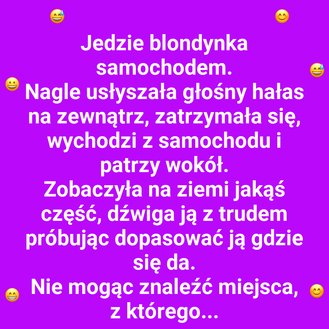Blondynka i mechanik