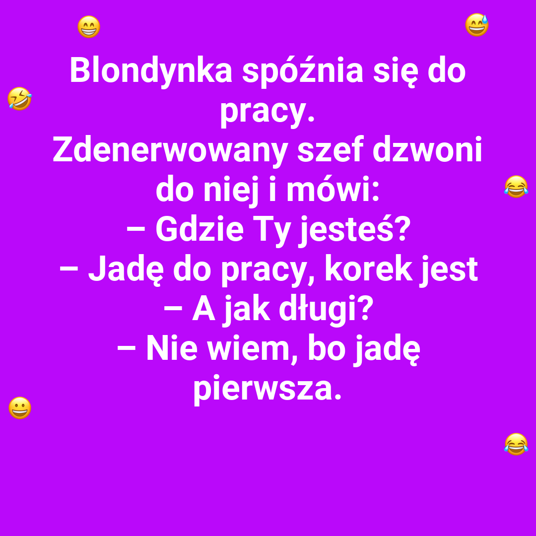 Blondynka tłumaczy się szefowi.