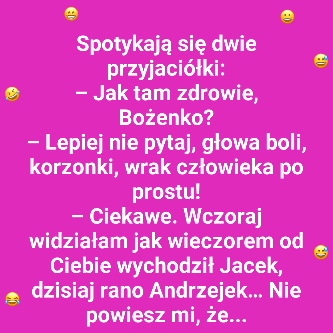 Bożenka pełna życia