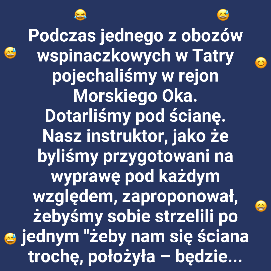 Co się stało z instruktorem wspinaczki?