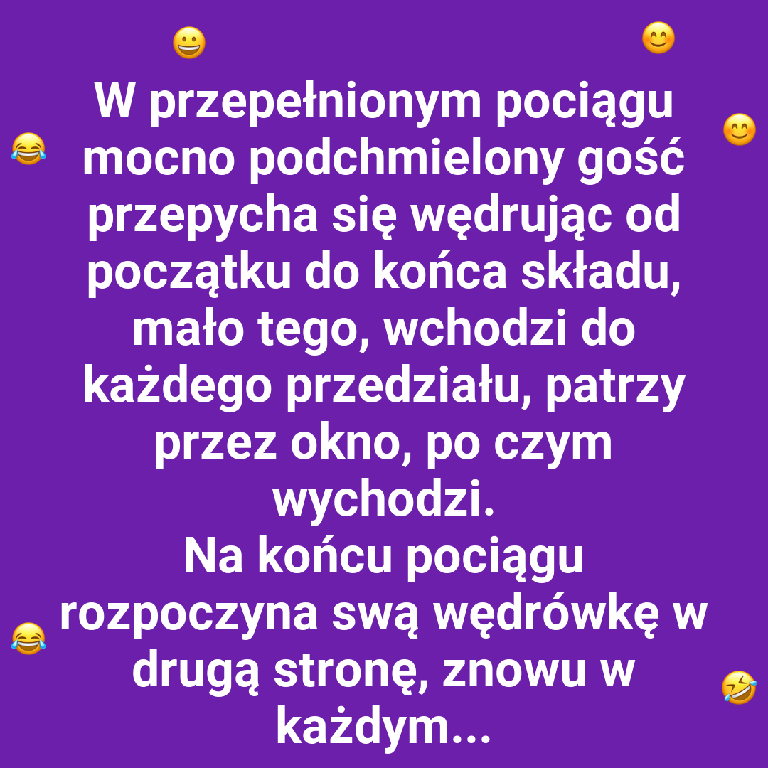 Dlaczego ten pasażer ciągle się kręci?