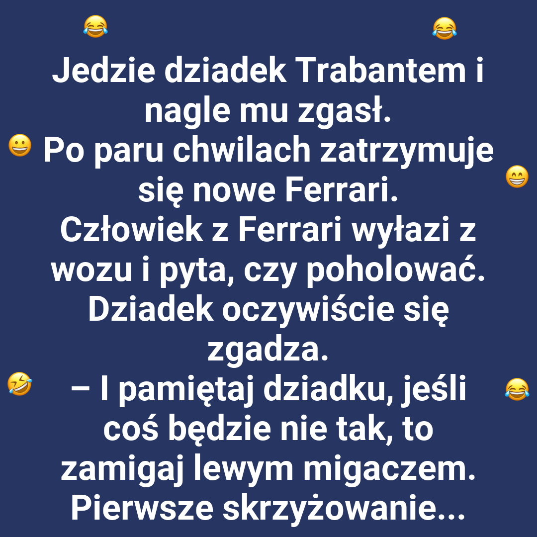 Dziadek w Trabancie podbija ulice!