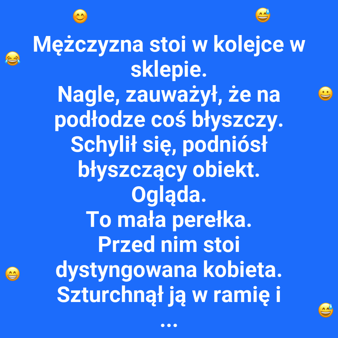 Gdy perła staje się powodem do śmiechu