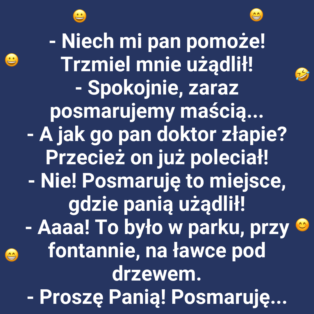 Gdzie użądlił trzmiel?