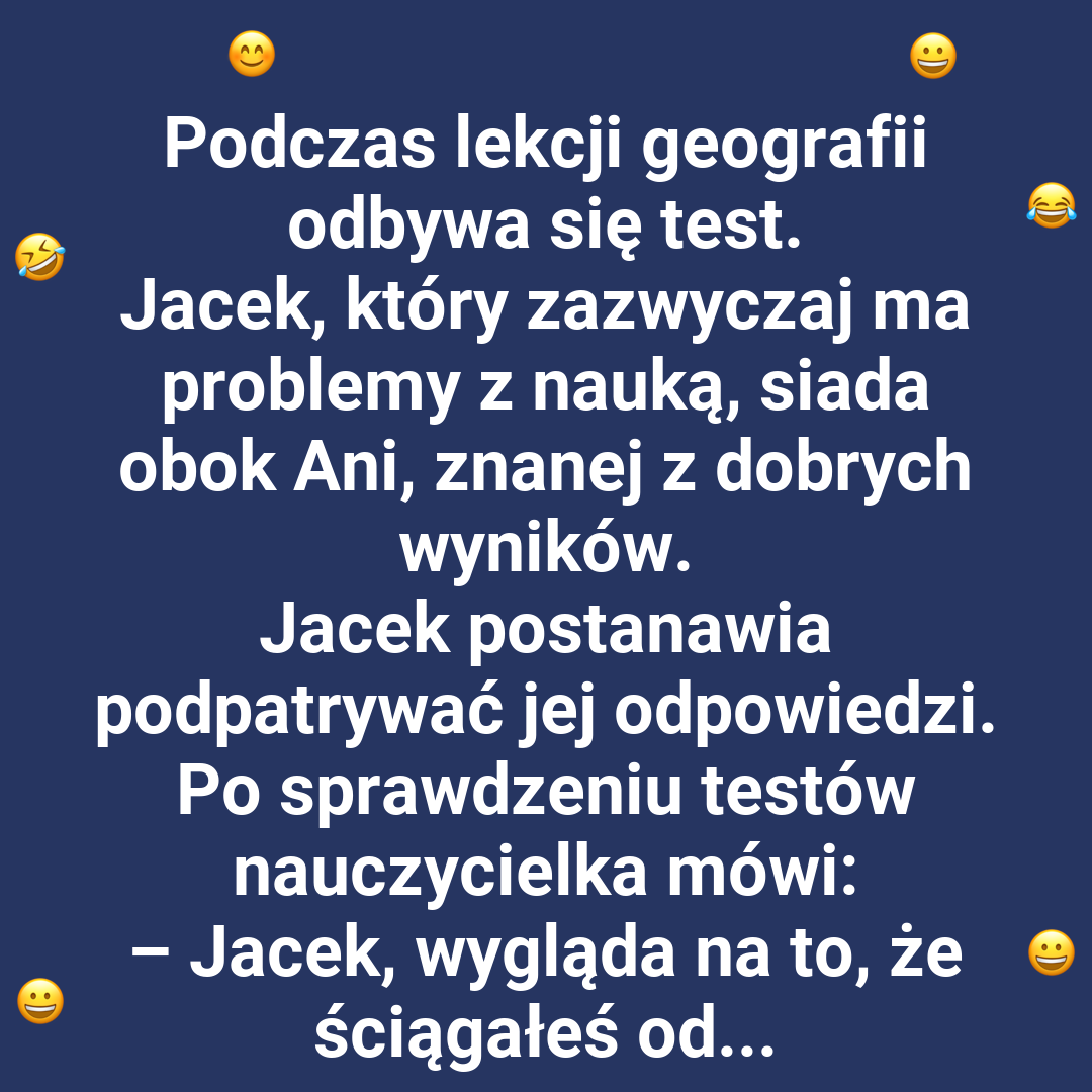 Jacek na testach