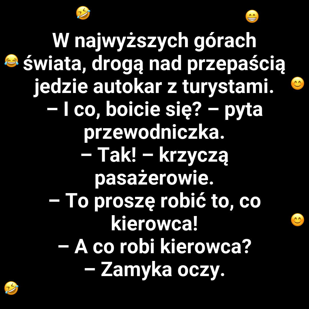 Jak przewodniczka uspokaja pasażerów?