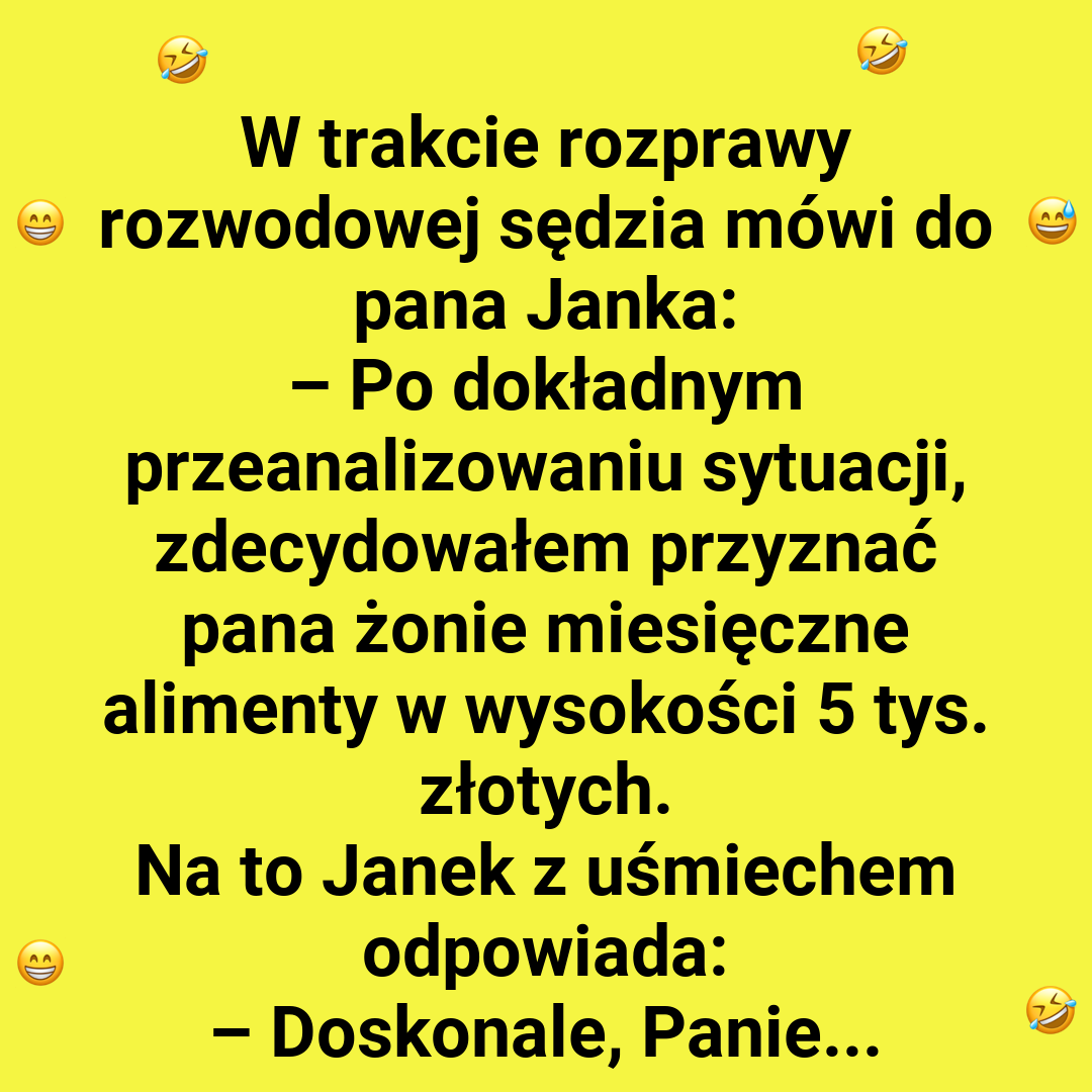 Janek w trakcie rozwodu