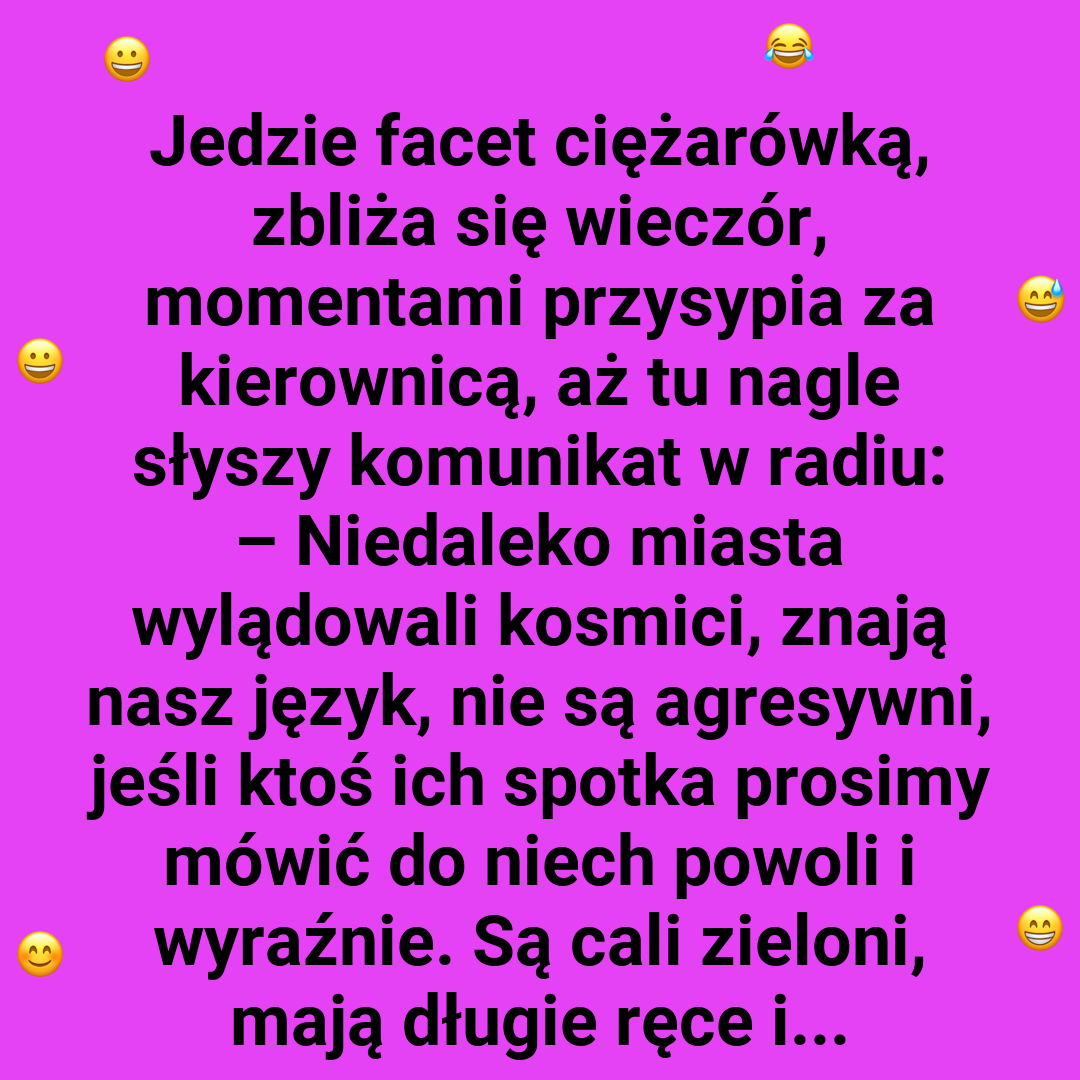 Kosmiczne nieporozumienie na leśnym przystanku