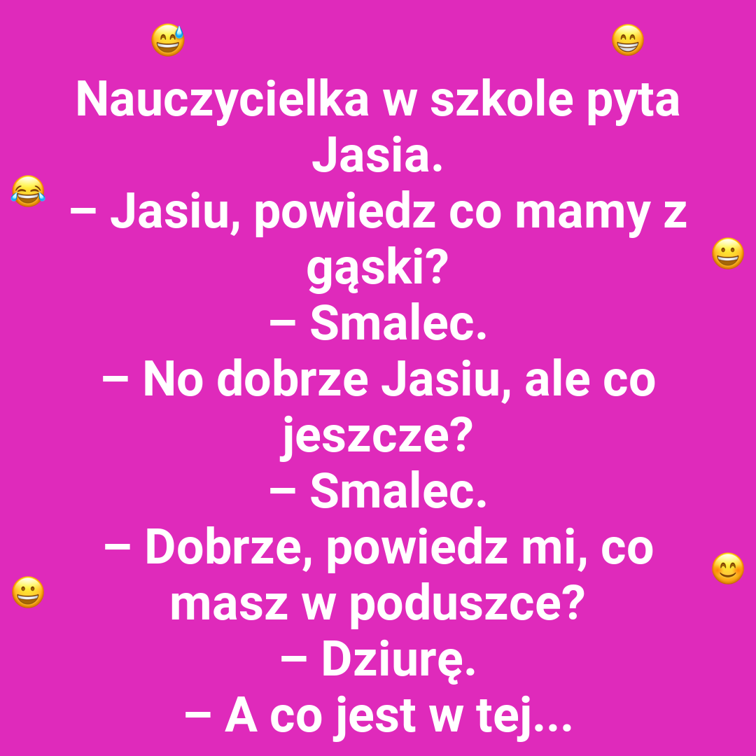 Lekcja anatomii gąski według Jasia