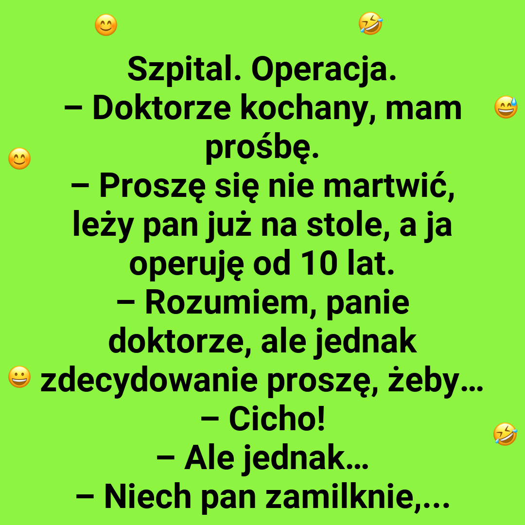 Niespodziewana prośba pacjenta