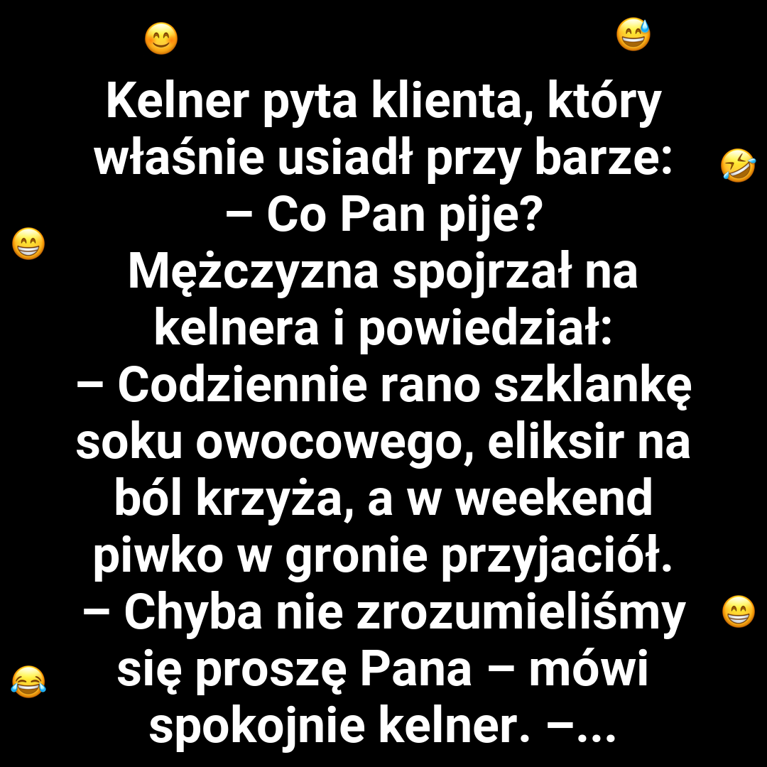Nietypowa rozmowa w barze