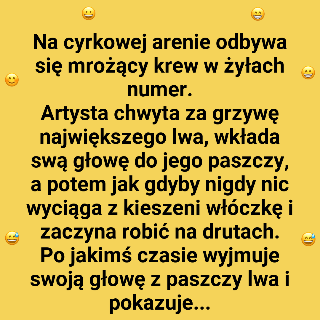 Niezwykły numer cyrkowy