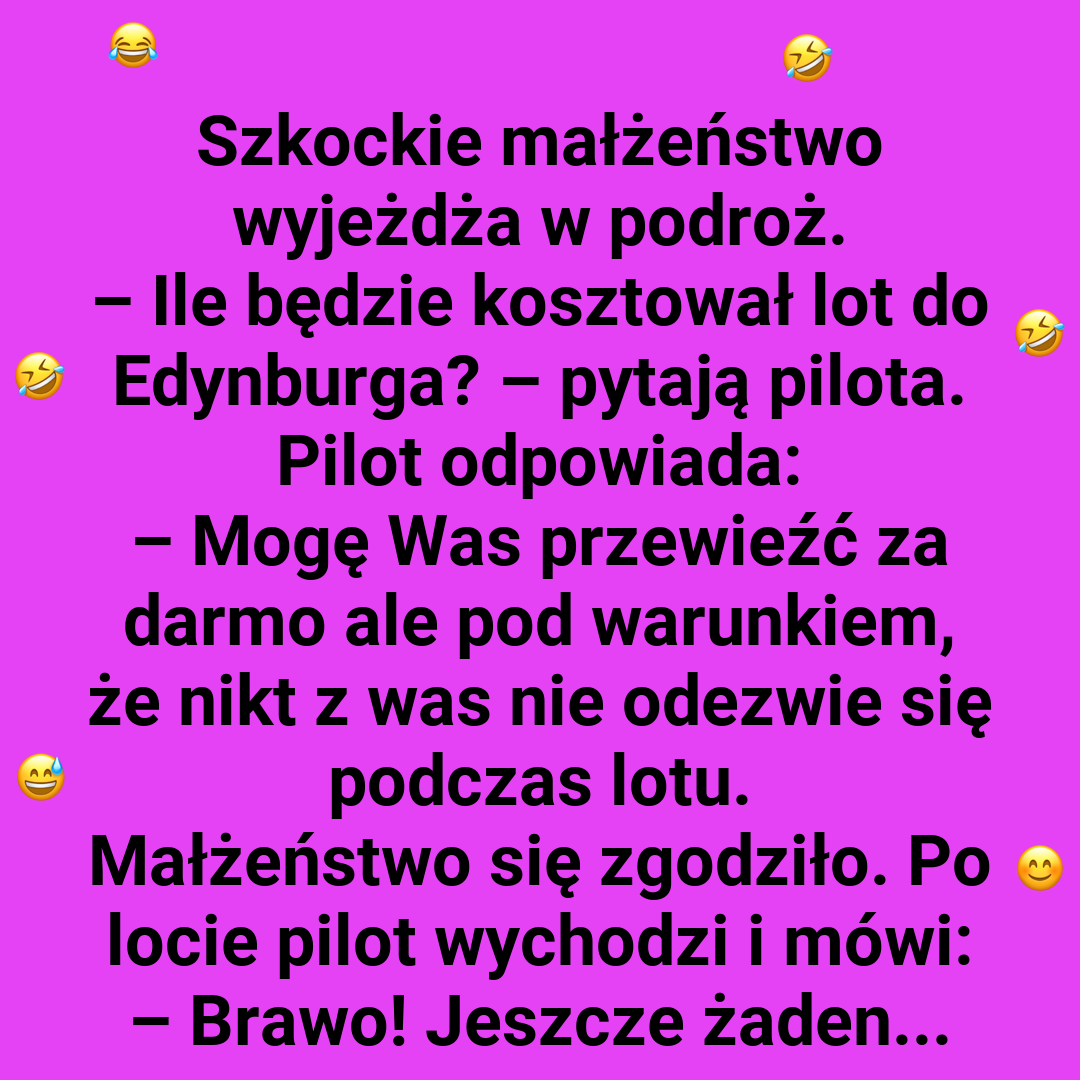 Niezwykły warunek darmowego lotu
