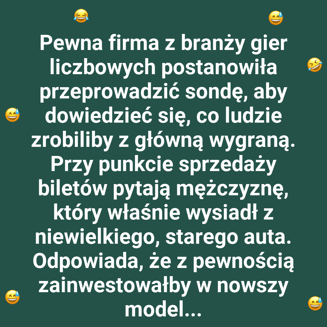 Plany na wygraną