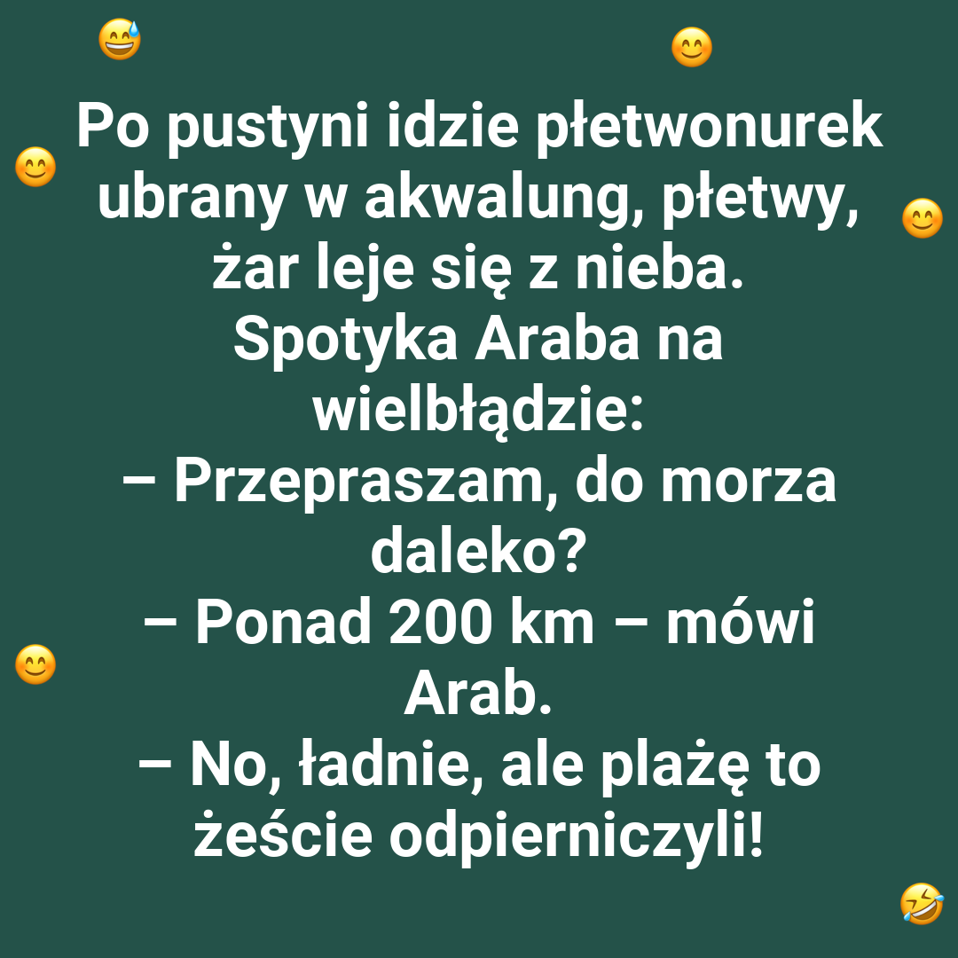Płetwonurek narzeka na pustynną plażę