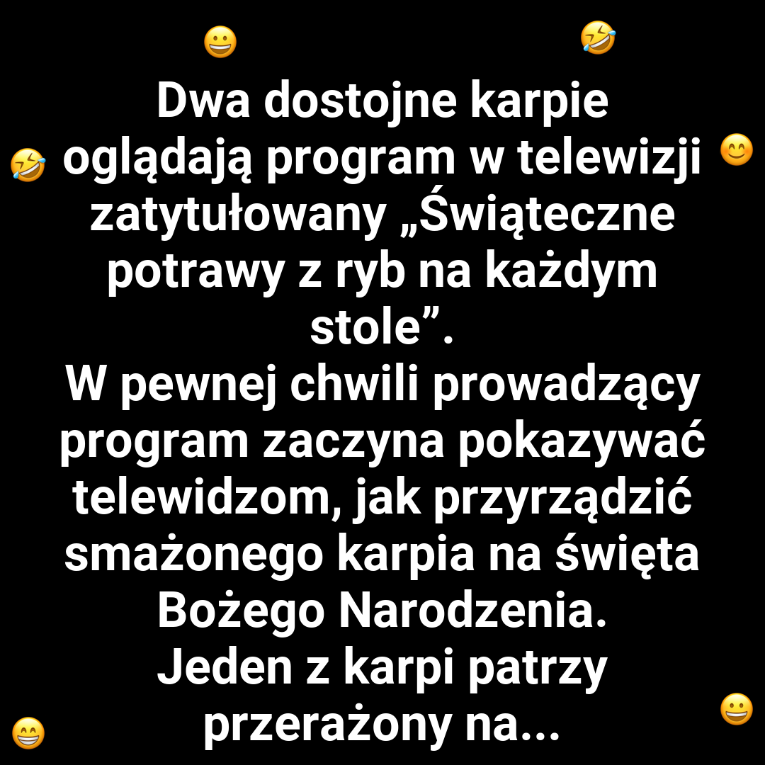 Przerażone karpie