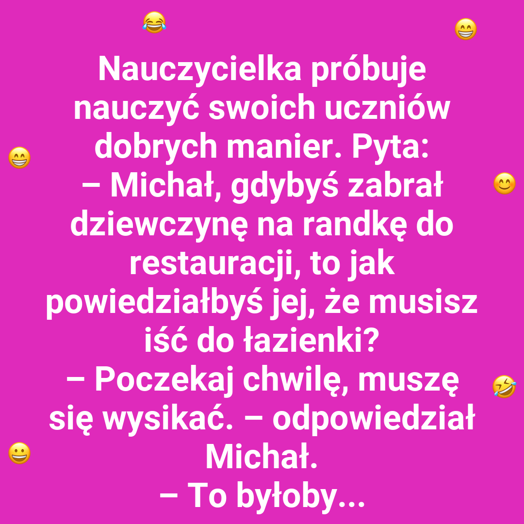 Randkowe maniery Jasia