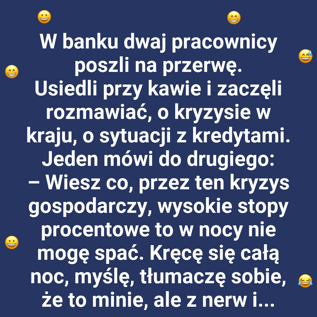 „Sen niemowlaka” – bankowiec opowiada o swoich nocach