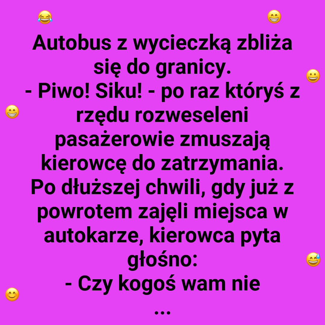 Sprawdź, kogo brakuje w autobusie