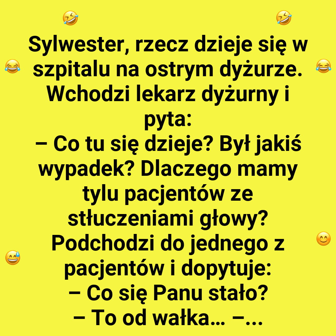 Sylwester na ostrym dyżurze