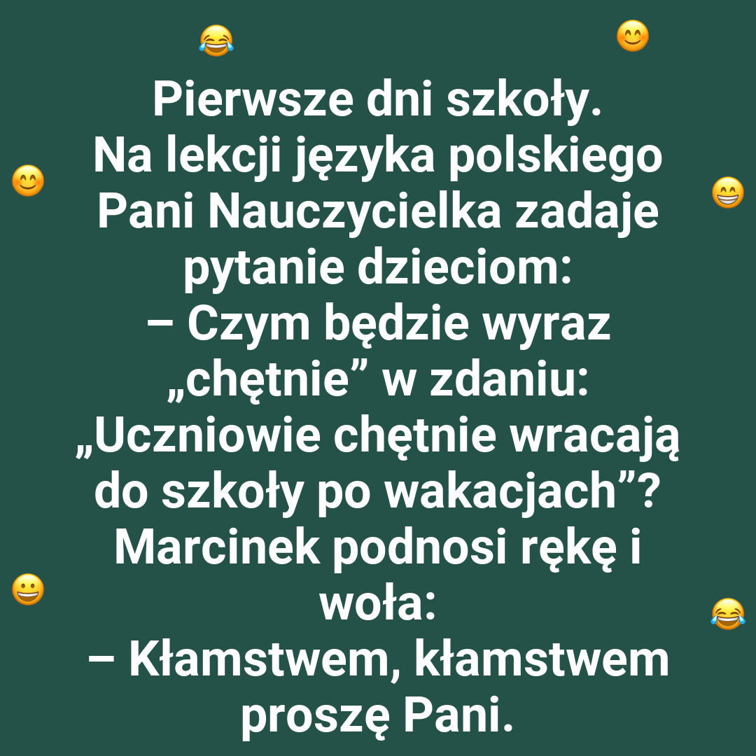Szkolna prawda według Marcinka
