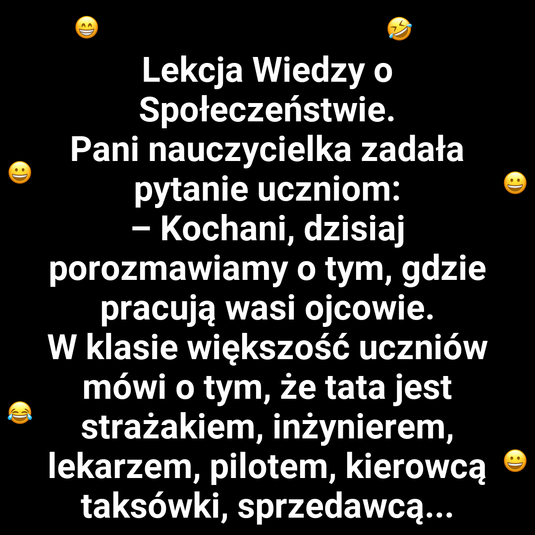 Tajemnicza praca taty Jasia