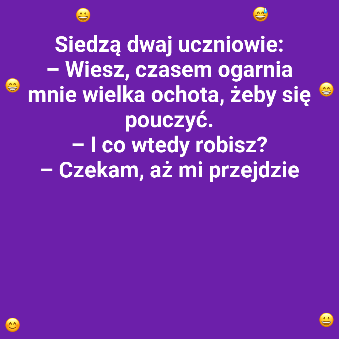 Uczniowskie dylematy