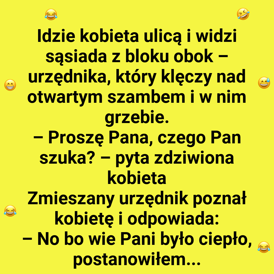 Urzędnik w niecodziennej sytuacji