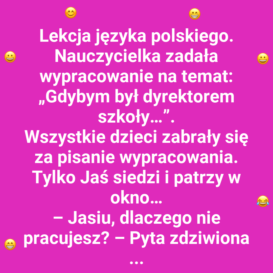 Wypracowanie Nie Do Napisania