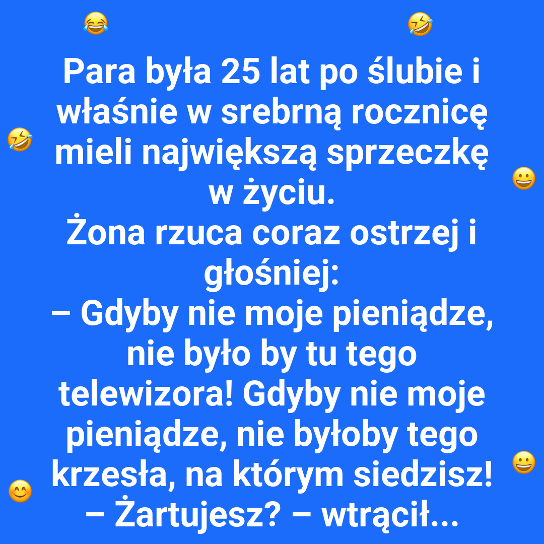 Zabawna riposta męża