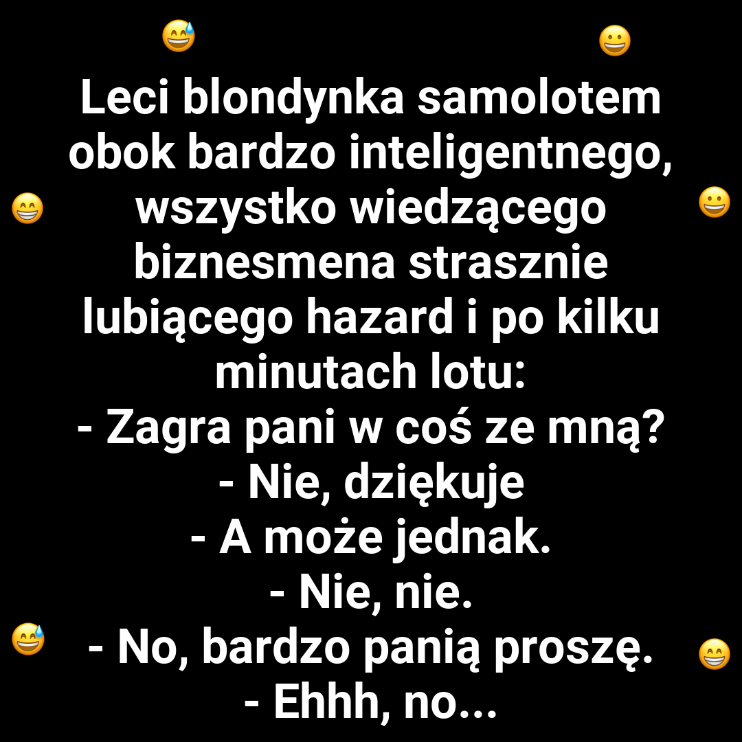 Zaskakujący zakład w samolocie!