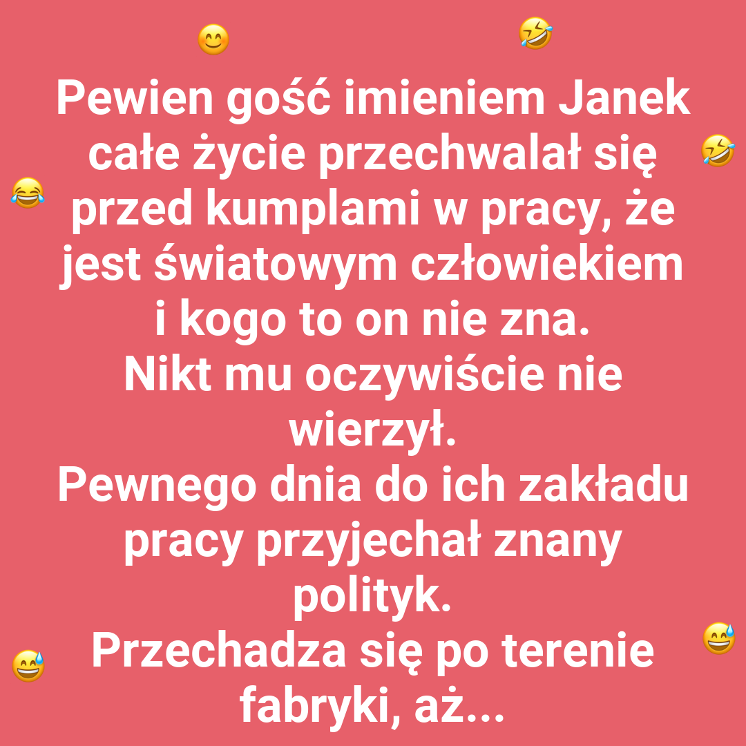 Znajomości na najwyższym szczeblu