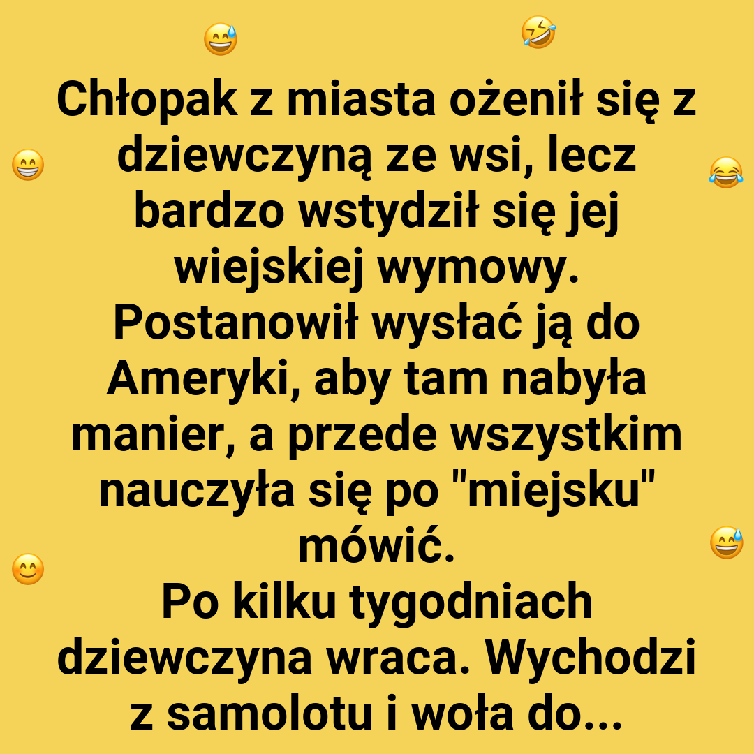 Żona z akcentem i niespodzianką